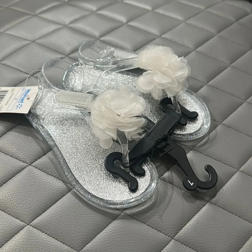 Toddler girl clear sandal